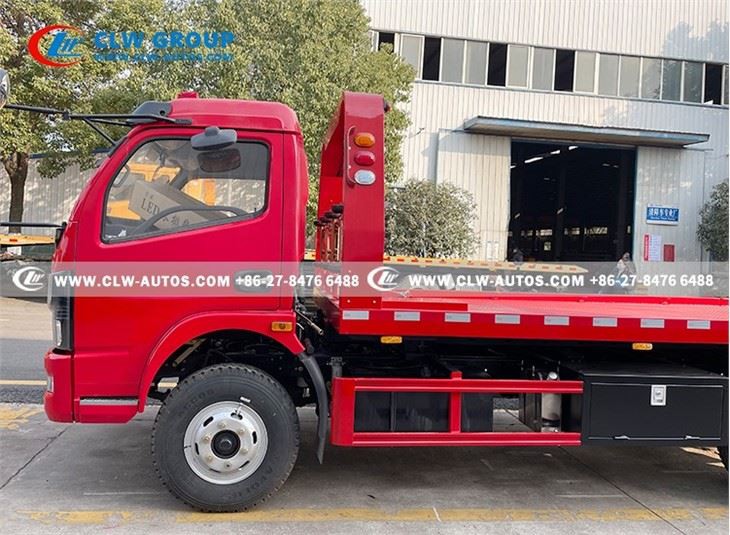 DONGFENG CAPTAIN 5 Tons Flatbed Rollback Wrecker Truck
