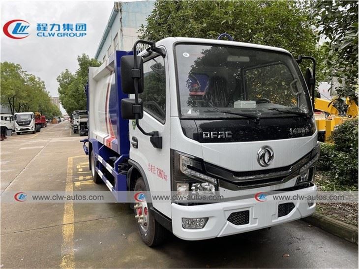Dongfeng Duolica 4X2 6000liters 4tons Garbage Compactor Truck