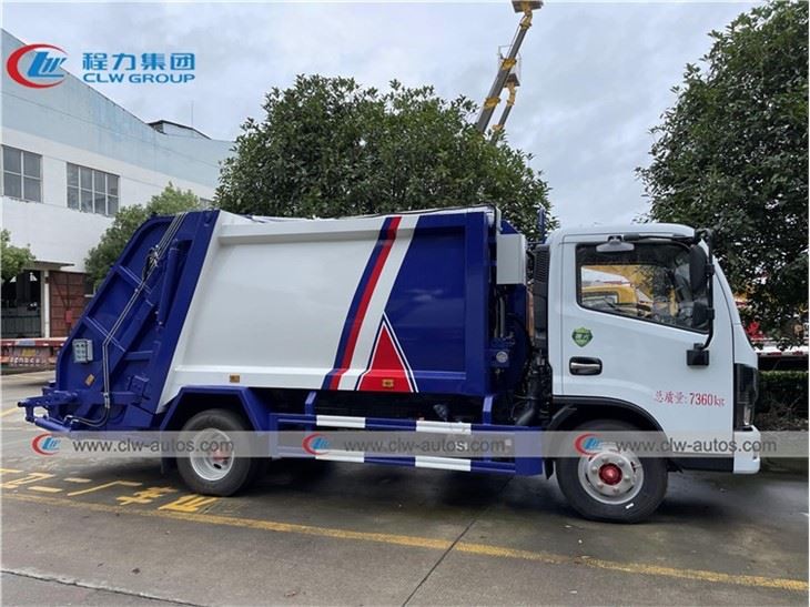 Dongfeng Duolica 4X2 6000liters 4tons Garbage Compactor Truck