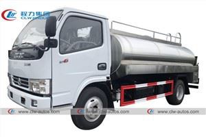 Dongfeng Duolika 4000Liters Stainless Steel Tank Milk Delivery Truck
