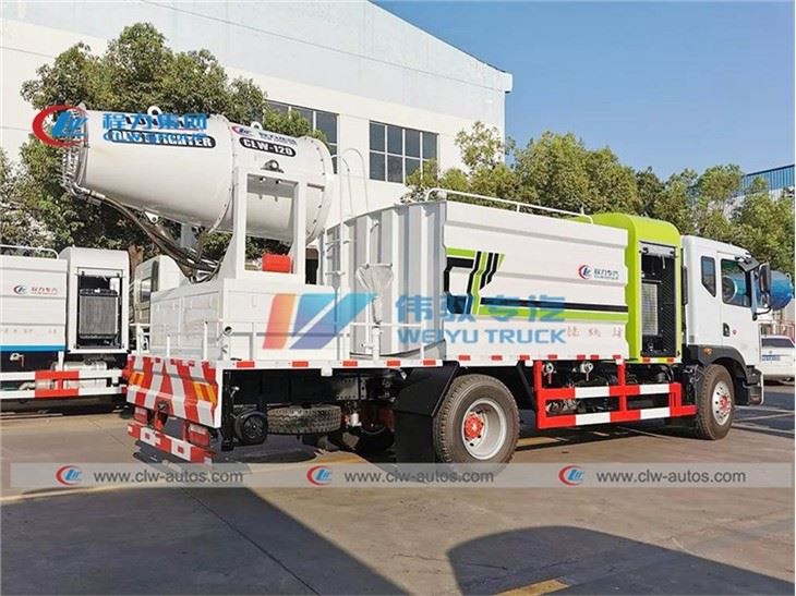 Dongfeng Dust Depression Fog Sraying Truck With Water Sprinkler