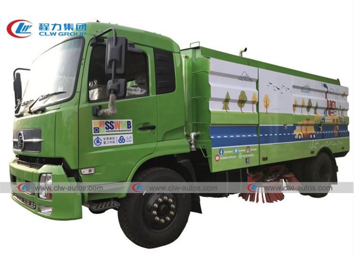 Dongfeng High Pressure Vacuum Road Sweeper Truck
