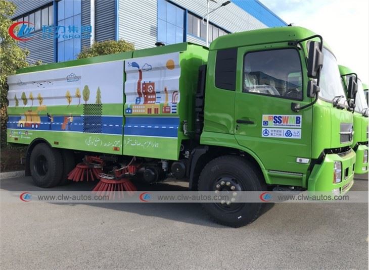 Dongfeng High Pressure Vacuum Road Sweeper Truck