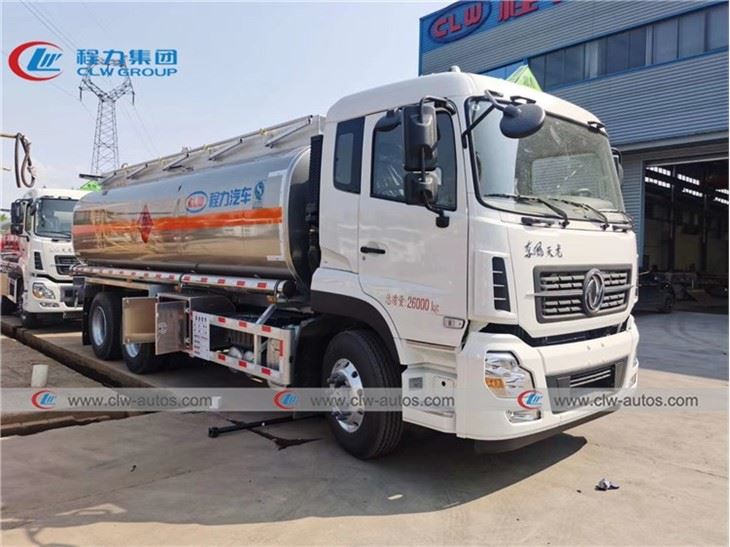 Dongfeng Kinland 20, 000liters 6X4 Aluminum Alloy Oil Tank Truck