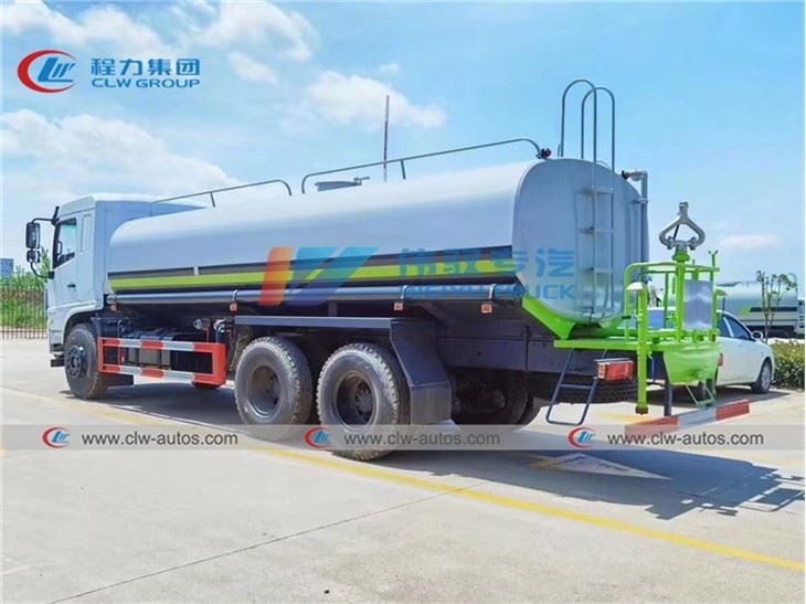 Dongfeng Kinland 20m3 Water Sprinkler Truck With Rear Fire Fighting Cannon