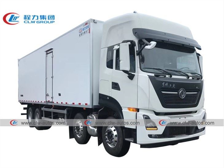 Dongfeng Kinland 8X4 30tons Refrigerated Van Box Truck