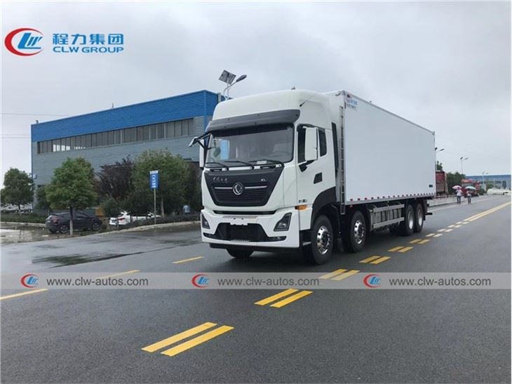 Dongfeng Kinland 8X4 30tons Refrigerated Van Box Truck