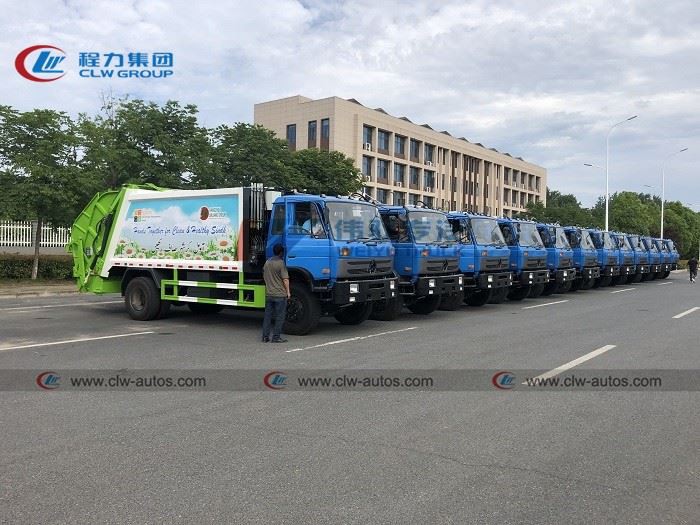 Dongfeng RHD 14cbm 14,000Liters Compactor Garbage Trucks