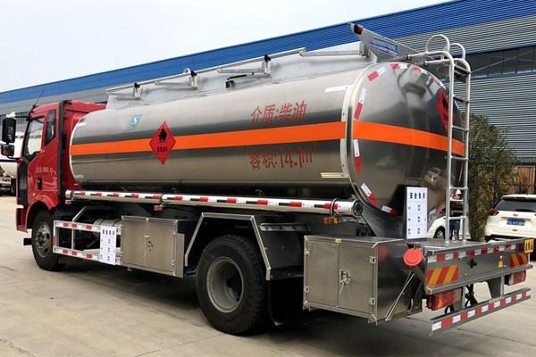 Dongfeng Stainless Steel Fuel Dispenser Truck