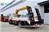 Dongfeng Cargo truck with telescopic boom 6.3tons XCMG crane and rear ladder11