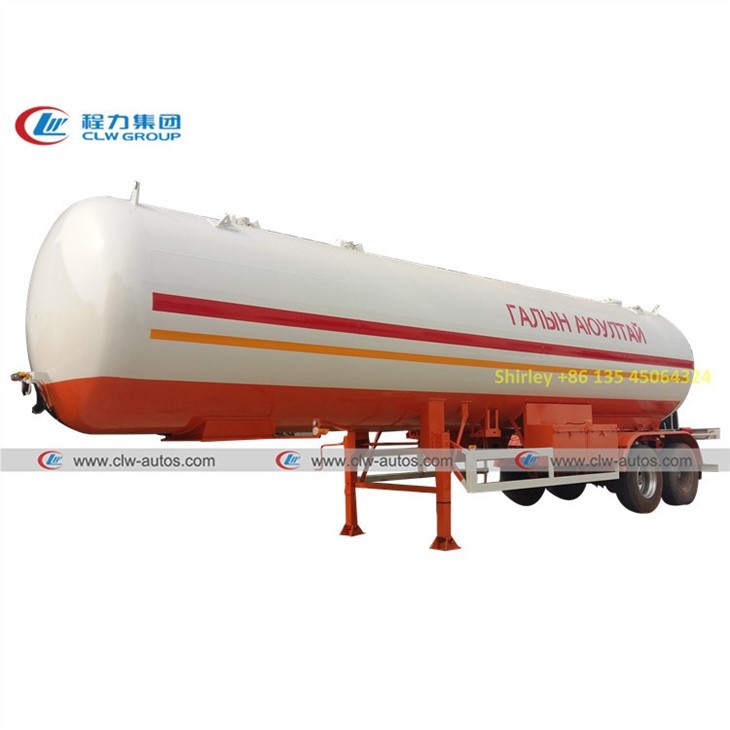Double Axle 17Tons 40,000 Liters LPG Road Tanker
