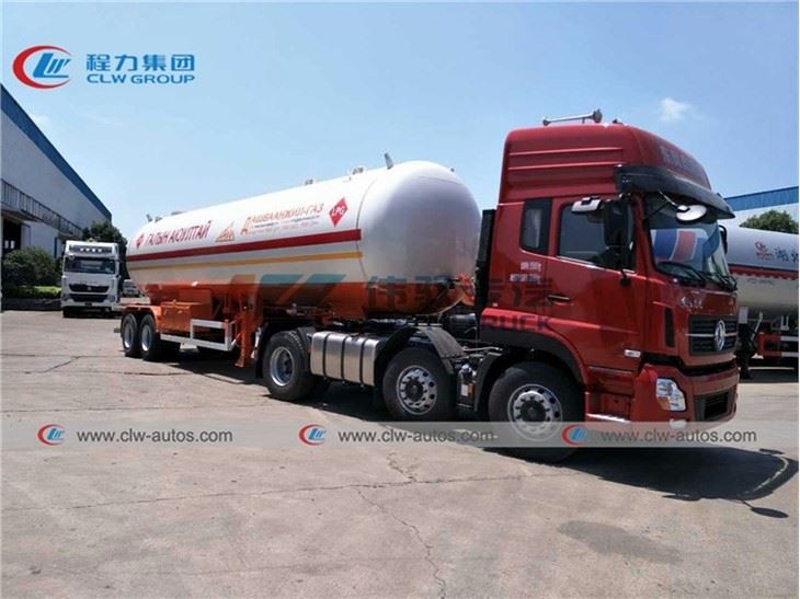 Double Axle 17Tons 40,000 Liters LPG Road Tanker
