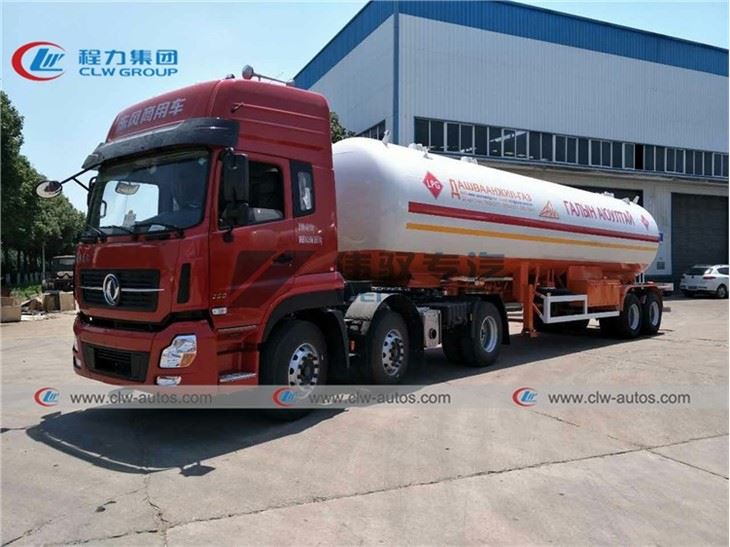 Double Axle 17Tons 40,000 Liters LPG Road Tanker