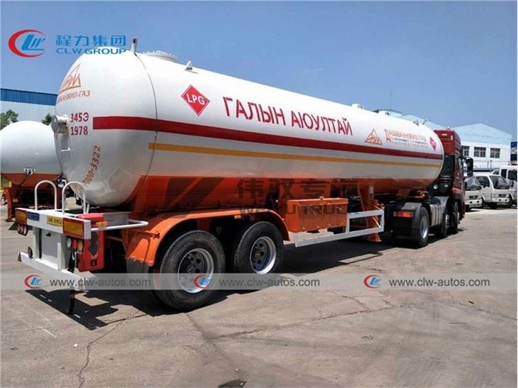 Double Axle 17Tons 40,000 Liters LPG Road Tanker