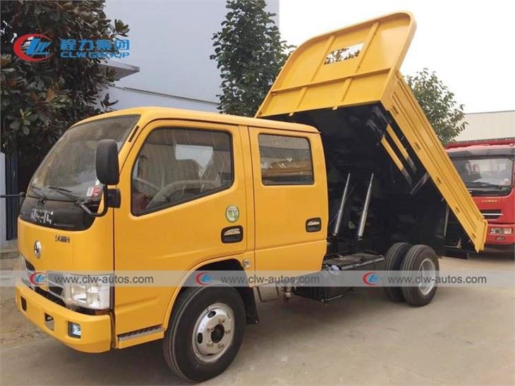 Double Row Cabin 5 Persons 3Ton Dump Truck