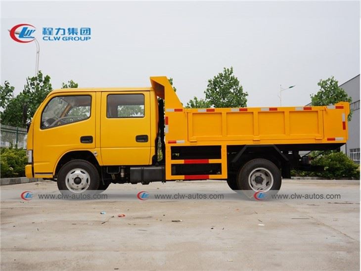 Double Row Cabin 5 Persons 3Ton Dump Truck