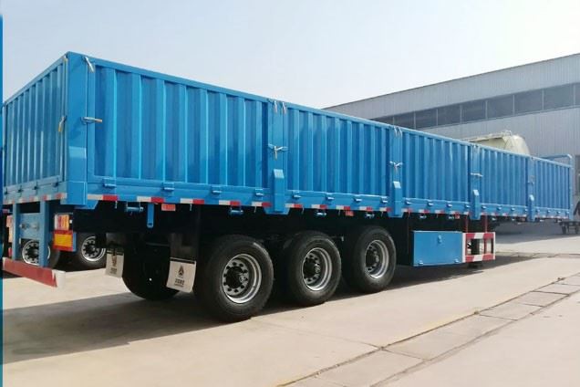 Drop Side Cargo Semi Trailer