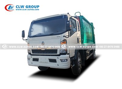 HOWO 12cbm Garbage Compactor Truck