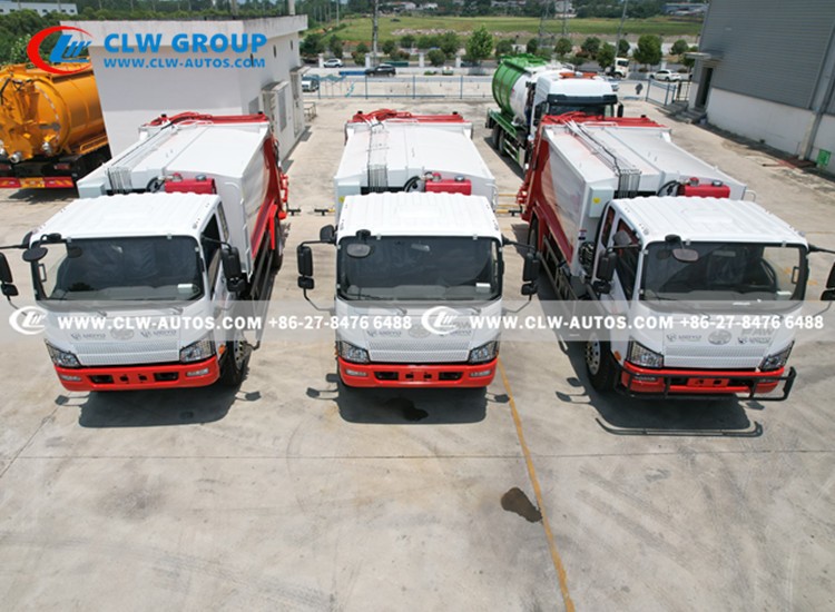 FAW 10Tons Garbage Truck For Rwanda