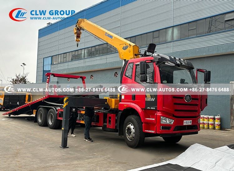 16T Flatbed Tow Truck