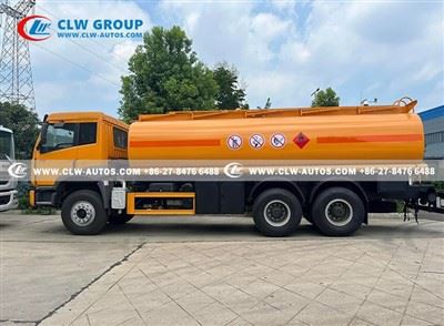 Export FAW 25cbm 25,000L Oil Tank Truck For Sale