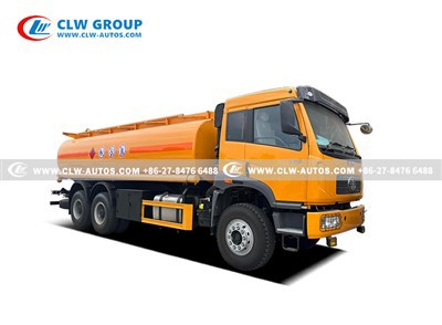 Export FAW 25cbm 25,000L Oil Tank Truck For Sale