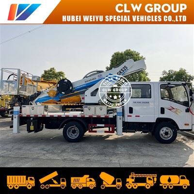 FAW 25M Aerial Work Vehicle With Telescopic Crane