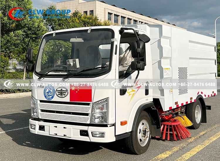 FAW 3CBM Small Street Sweeper Truck
