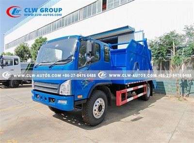 FAW 3T Swing-arm Refuse Collection Truck