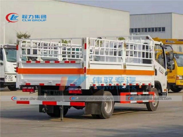 FAW 3Ton Cylinder Transport Truck With 1Ton Hydraulic Platform
