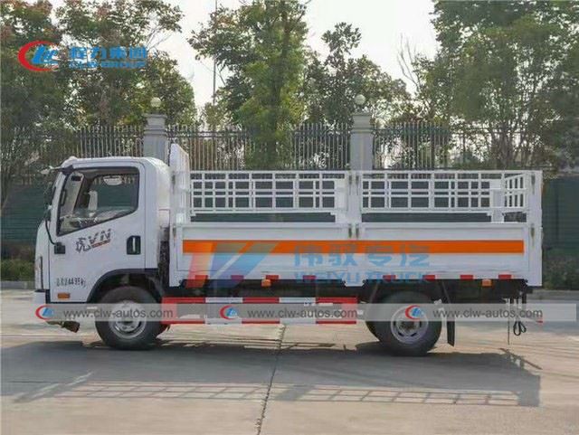 FAW 3Ton Cylinder Transport Truck With 1Ton Hydraulic Platform