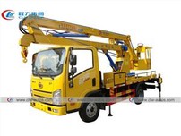 FAW 4X2 16meters Folding Arm Aerial Work Platform Truck
