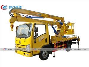 FAW 4X2 16meters Folding Arm Aerial Work Platform Truck
