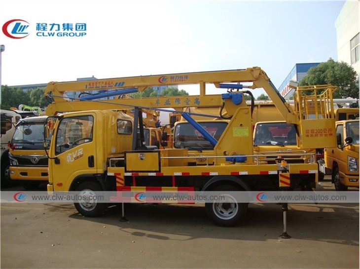 FAW 4X2 16meters Folding Arm Aerial Work Platform Truck