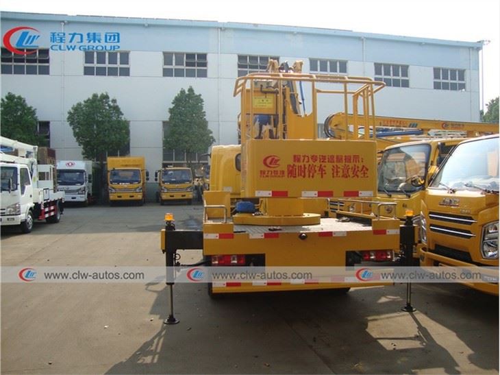 FAW 4X2 16meters Folding Arm Aerial Work Platform Truck