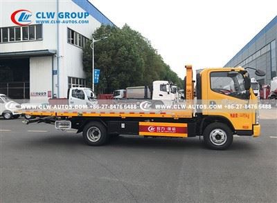 FAW 4x2 4Tons Tilt Tray Flatbed Towing Ttruck
