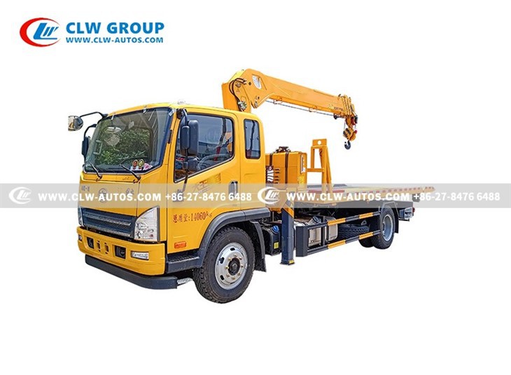 6Tons Wrecker Tow Truck With Crane