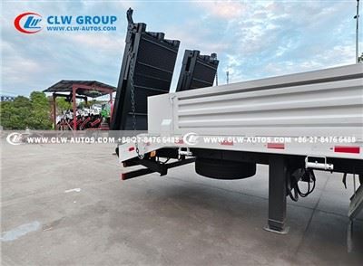 6X4 Heavy Duty Hydraulic Arm Flatbed Boom Lift Construction 25tons Crane Truck