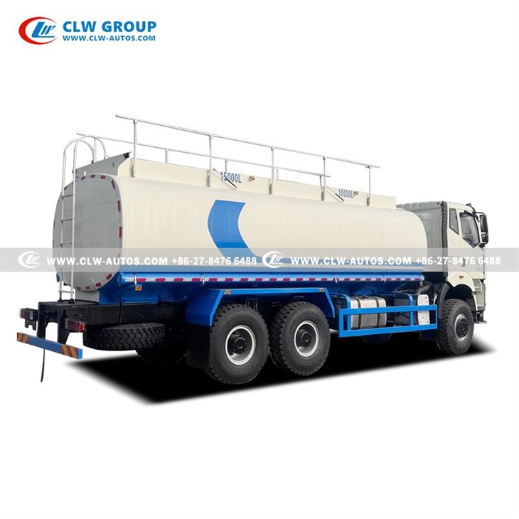 6x6 25,000L Fuel Tanker Truck For West Africa
