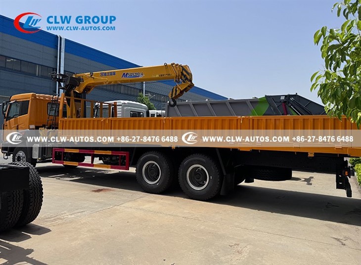 FAW J5P Crane Truck For Tanzania