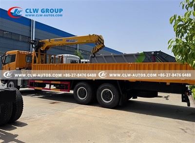 FAW J5P Crane Truck For Tanzania