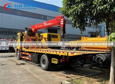 FAW J6L 10T Tow Truck With SANY Crane