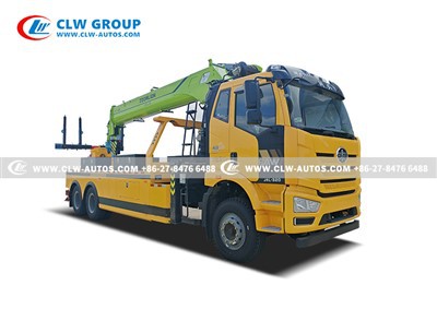 FAW J6L 20T Wrecker Truck With Zoomlion Crane