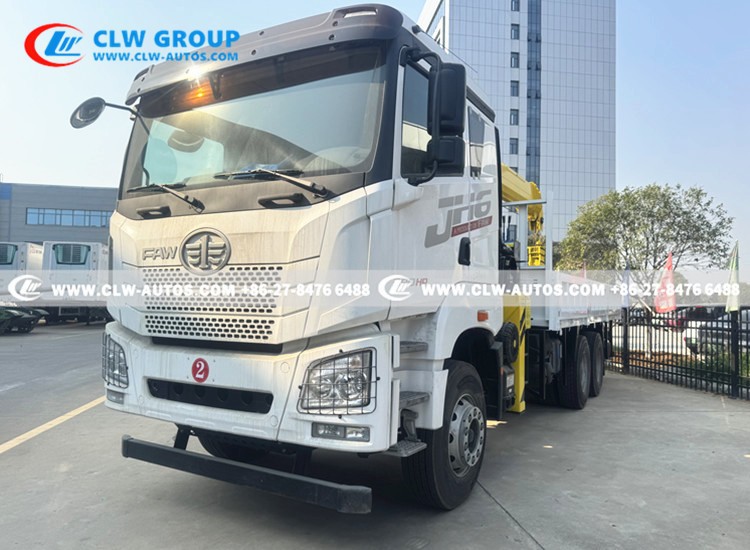 FAW JH6 Truck With Unfolding Crane