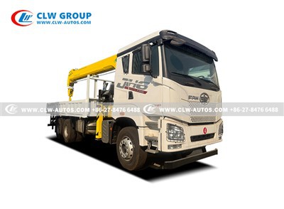 FAW JH6 Truck With Unfolding Crane