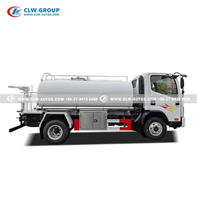 FAW 5m³ Stainless Steel Water Sprinkler Truck factory