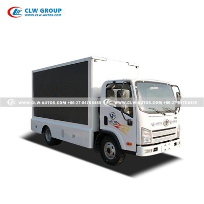 FAW 3-Sides P4 LED Billboard Truck suppliers