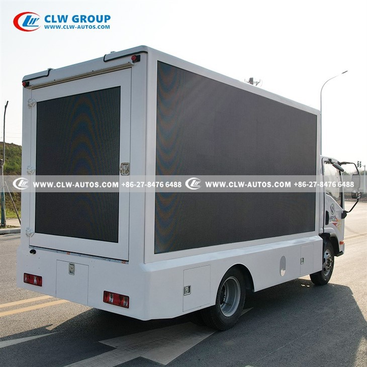 FAW 3-Sides P4 LED Billboard Truck