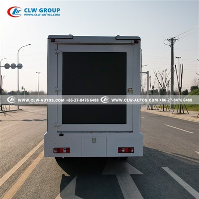 FAW 3-Sides P4 LED Billboard Truck price