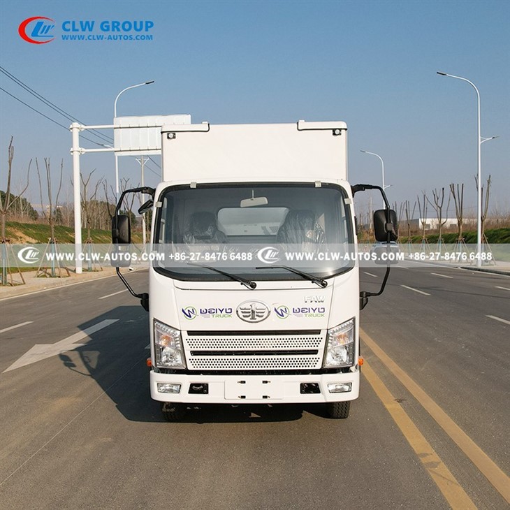 FAW 3-Sides P4 LED Billboard Truck